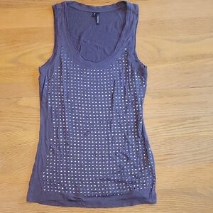 Maurices Fitted  Embellished Tank Top